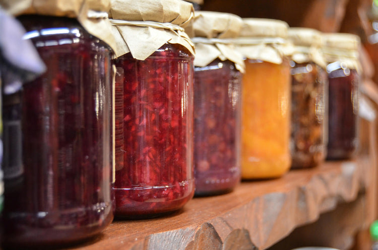 Primrose Organic Produce image of jars for the storecupoard range